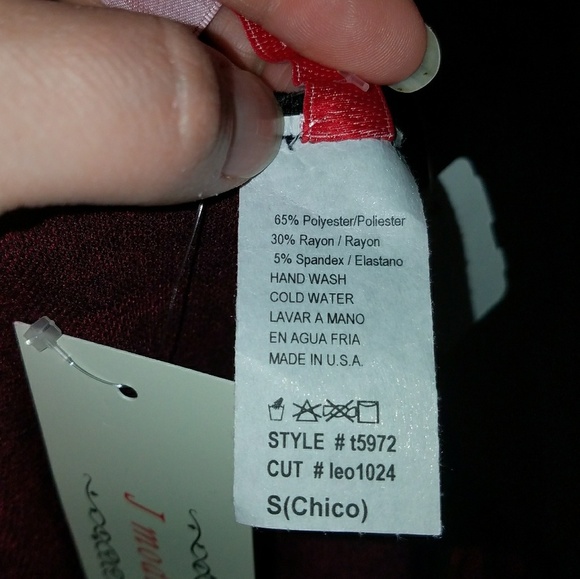 Red Plaid Elbow Patch Top Size S NWT - Picture 6 of 6